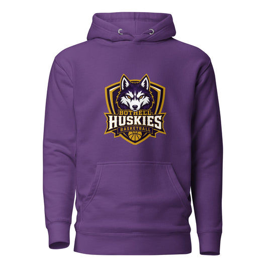 Performance | Hoodie | Bothell Huskies Youth Basketball | Shield Logo