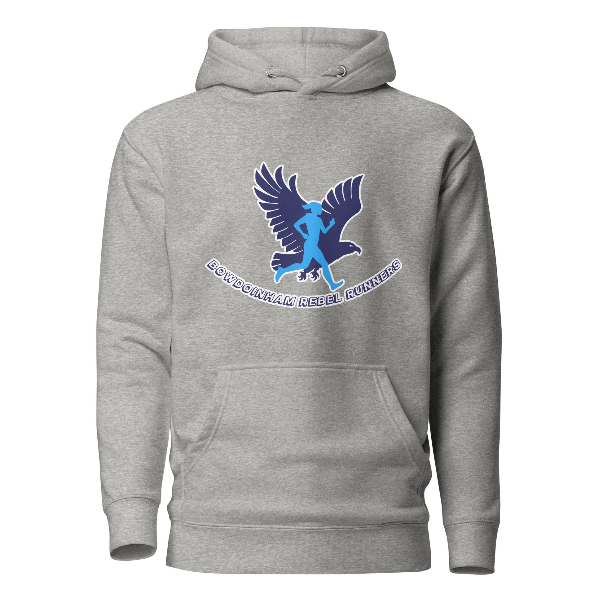 Performance | Hoodie | Bowdoinham Rebel Runners | Aerial Runner Emblem Logo