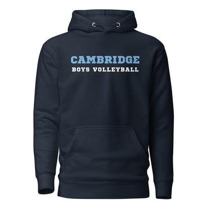 Performance | Hoodie | Cambridge Volleyball | Block Script Logo