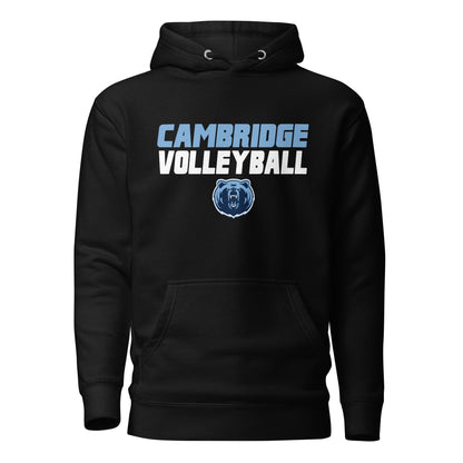 Performance | Hoodie | Cambridge Volleyball | Modern Logo