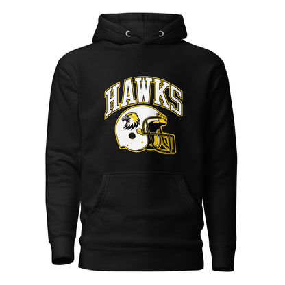 Performance | Hoodie | Cardinal Ohara Hawks | Football Helmet Logo