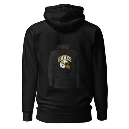 Performance | Hoodie | Cardinal Ohara Hawks | Football Helmet Logo