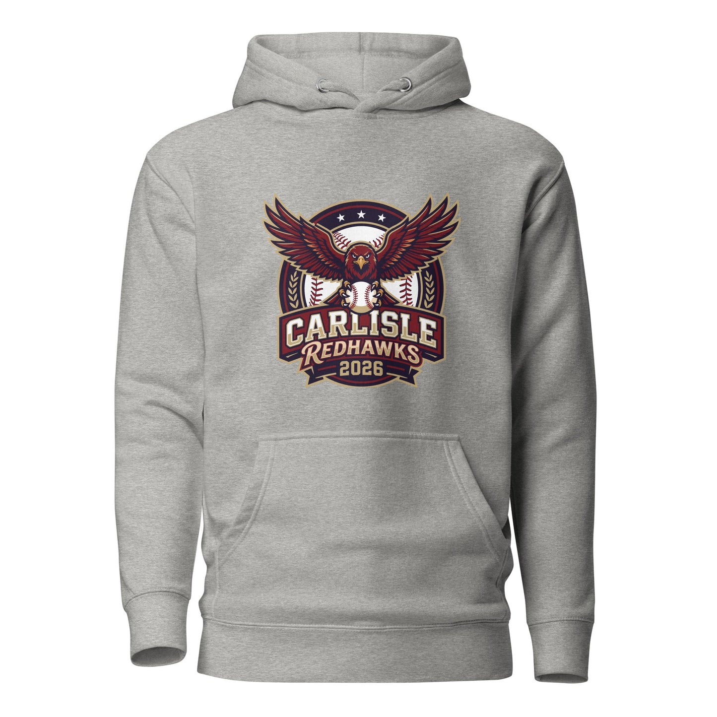 Performance | Hoodie | Carlisle Redhawks | Emblem Logo