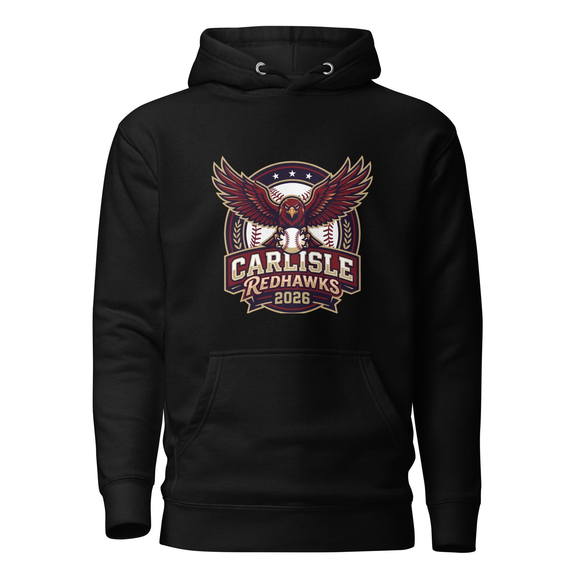 Performance | Hoodie | Carlisle Redhawks | Emblem Logo