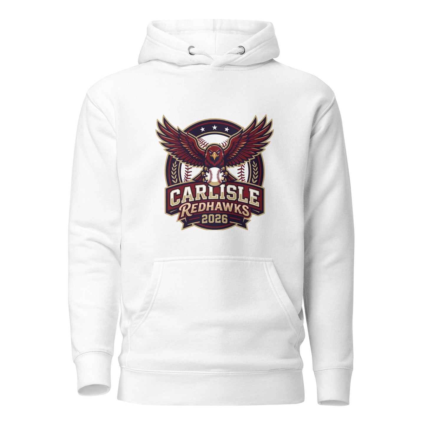 Performance | Hoodie | Carlisle Redhawks | Emblem Logo