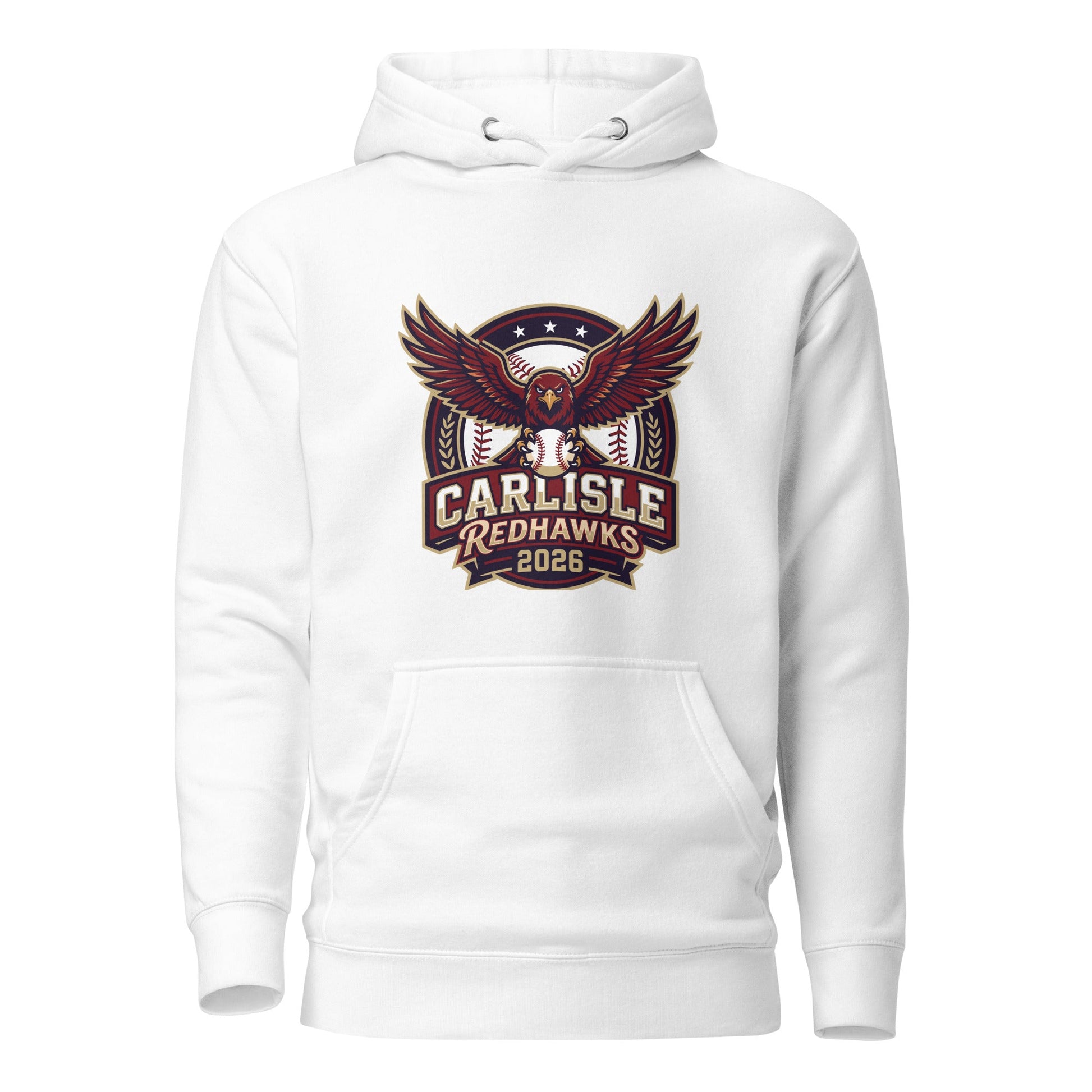 Performance | Hoodie | Carlisle Redhawks | Emblem Logo