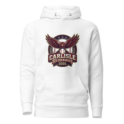 Performance | Hoodie | Carlisle Redhawks | Emblem Logo