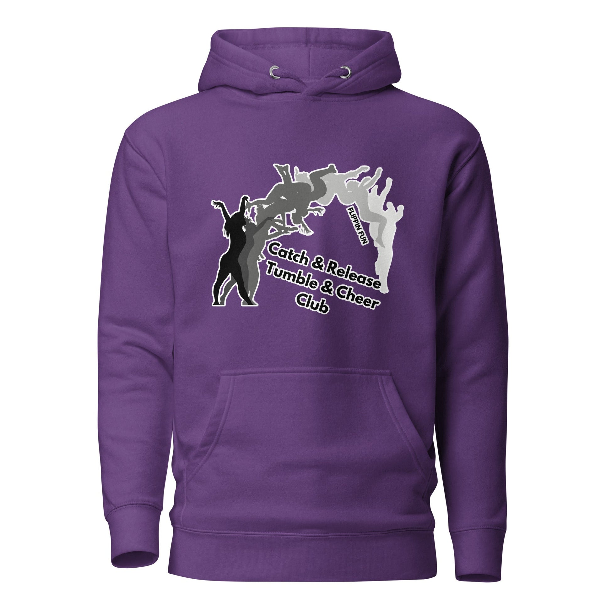 Performance | Hoodie | Catch & Release Tumble & Cheer Club | Tumble Logo