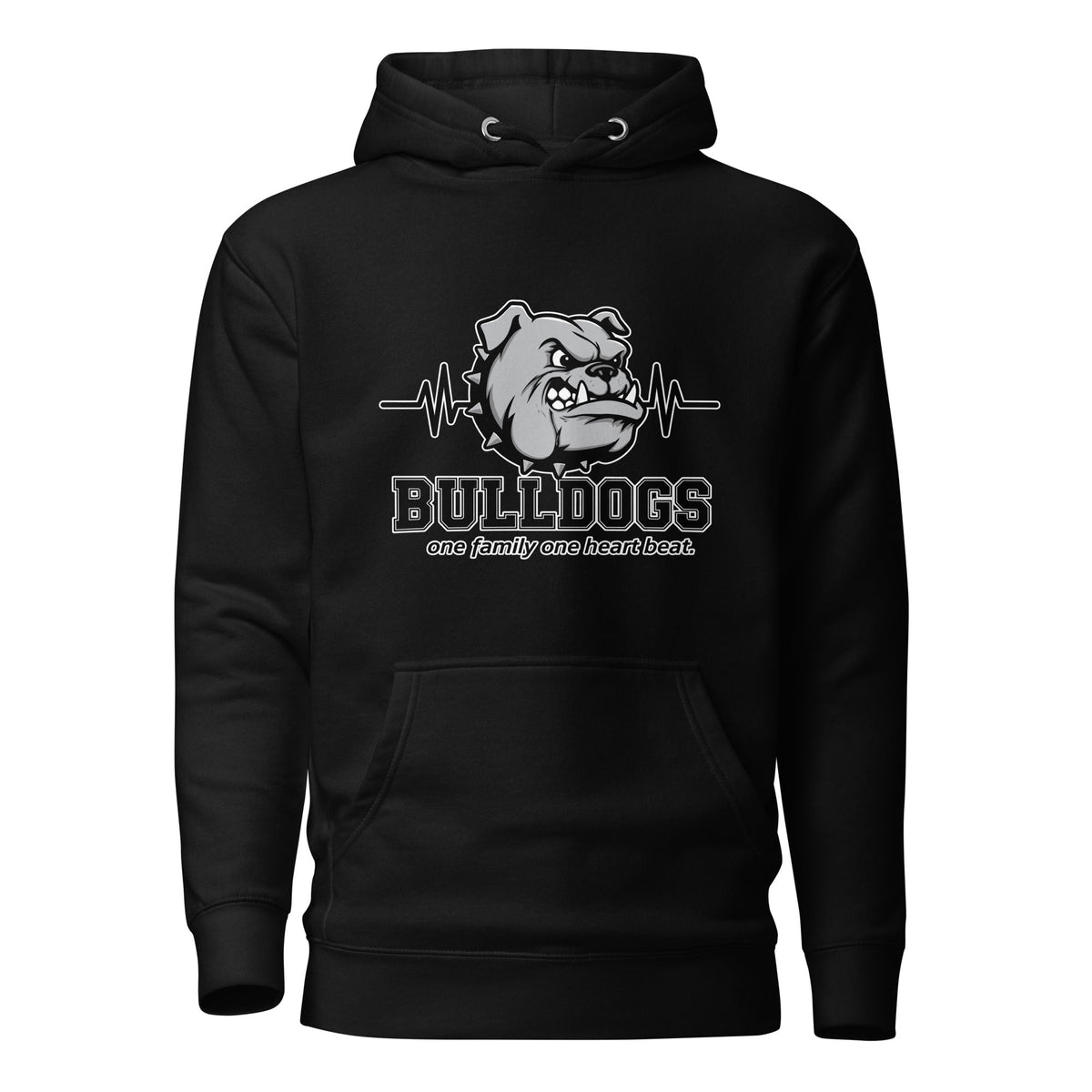 Performance | Hoodie | Celina Recreational Football Black | Bulldogs Crest Logo