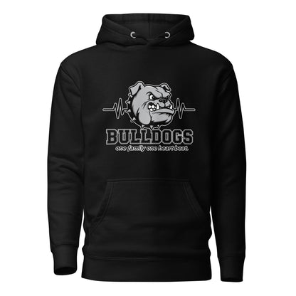 Performance | Hoodie | Celina Recreational Football Black | Bulldogs Crest Logo