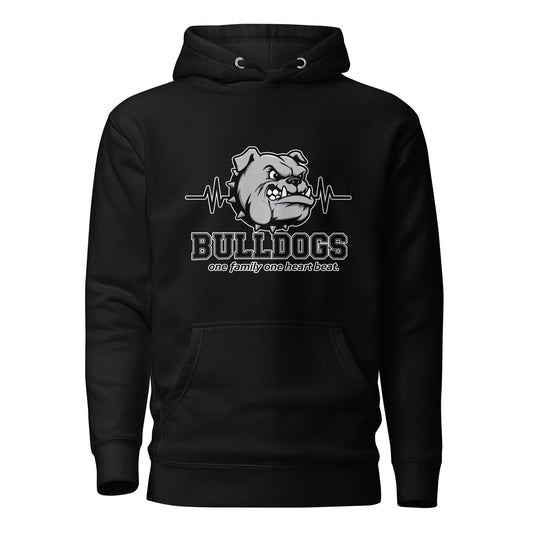 Performance | Hoodie | Celina Recreational Football Black | Bulldogs Crest Logo
