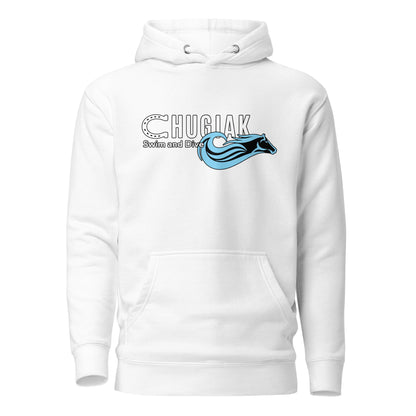 Performance | Hoodie | Chugiak Mustang Swim & Dive | Emblem Logo