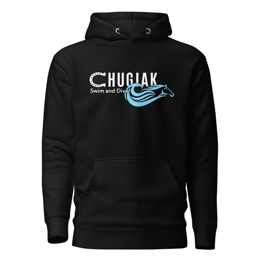 Performance | Hoodie | Chugiak Mustang Swim & Dive | Emblem Logo