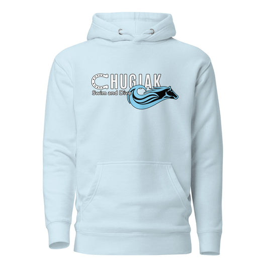 Performance | Hoodie | Chugiak Mustang Swim & Dive | Emblem Logo