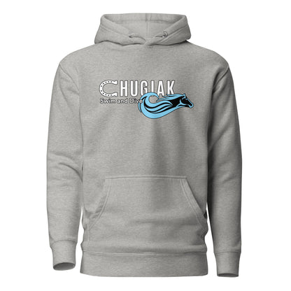 Performance | Hoodie | Chugiak Mustang Swim & Dive | Emblem Logo