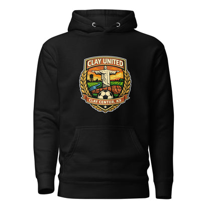 Performance | Hoodie | Clay United | Crest Logo