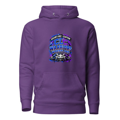 Performance | Hoodie | Clear Lake - Clayton Wrestling | Apex Logo