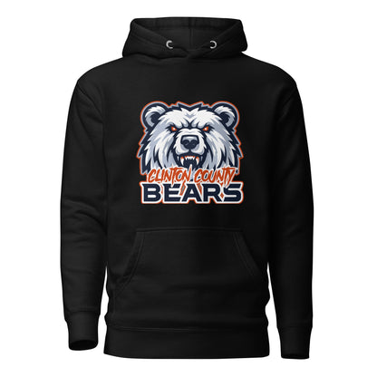 Performance | Hoodie | CLINTON COUNTY BEARS | Bears Mascot Logo
