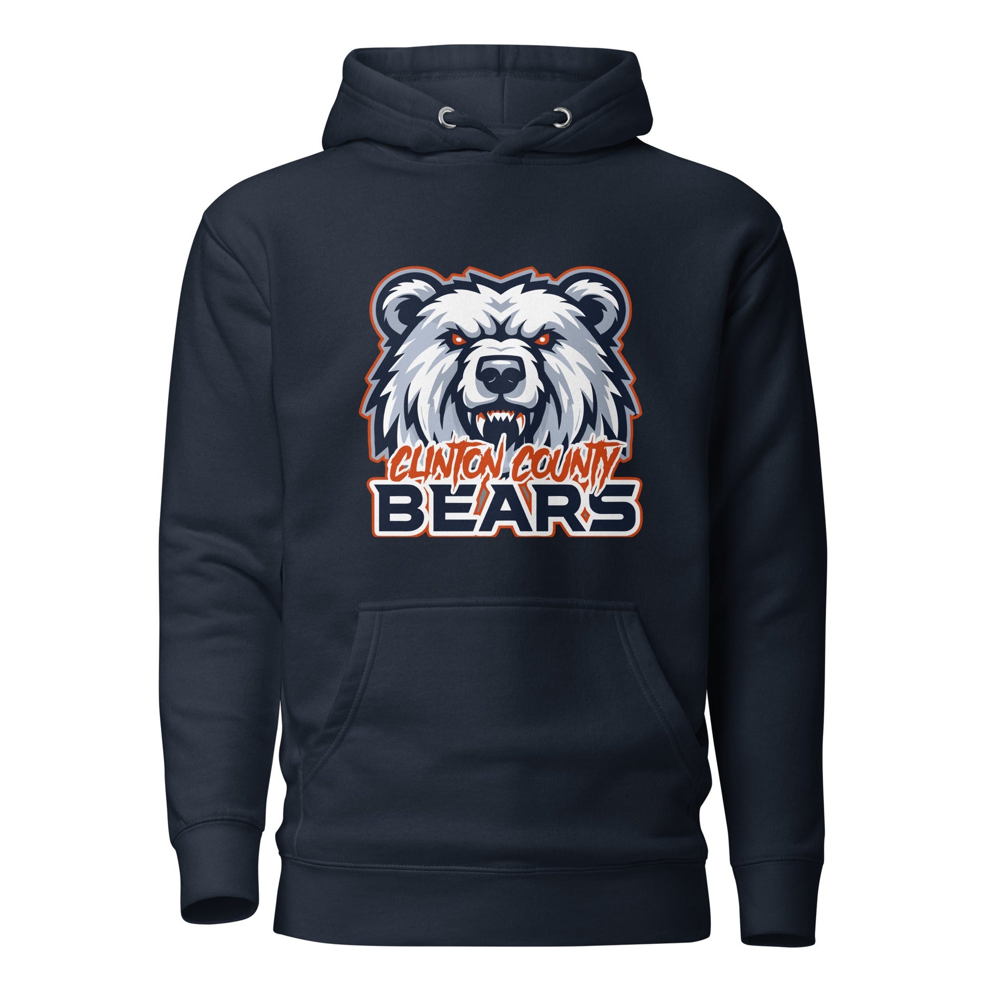 Performance | Hoodie | CLINTON COUNTY BEARS | Bears Mascot Logo