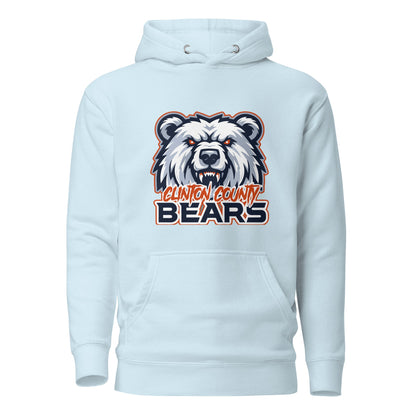 Performance | Hoodie | CLINTON COUNTY BEARS | Bears Mascot Logo