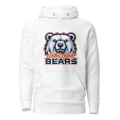 Performance | Hoodie | CLINTON COUNTY BEARS | Bears Mascot Logo