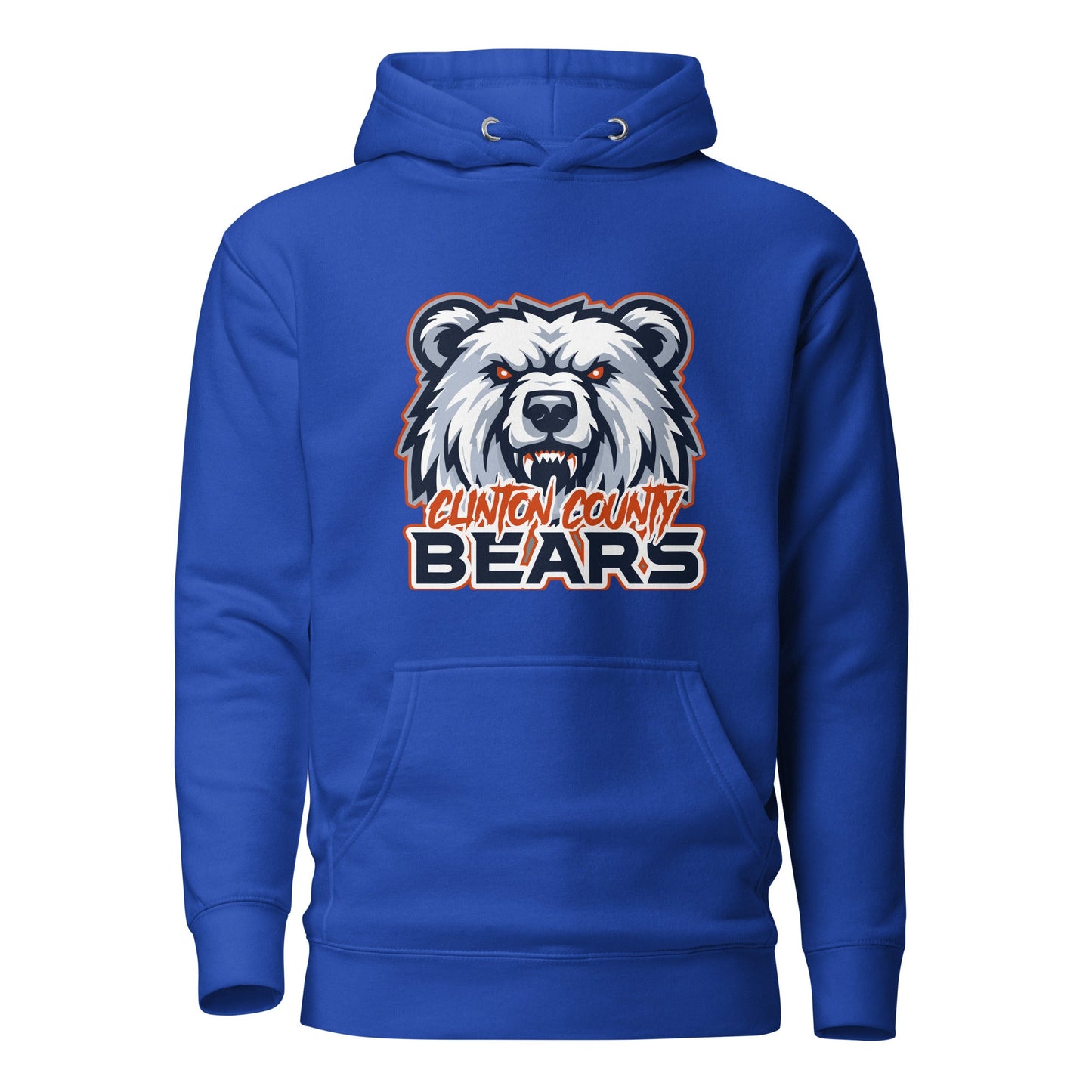 Performance | Hoodie | CLINTON COUNTY BEARS | Bears Mascot Logo