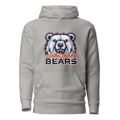 Performance | Hoodie | CLINTON COUNTY BEARS | Bears Mascot Logo