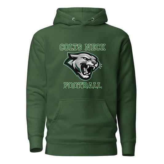 Performance | Hoodie | Colts Neck Cougars | Youth Tackle Football (AYF) | Green Predator Logo