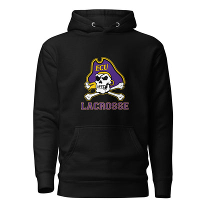 Performance | Hoodie | ECU Club Womens Lacrosse | Ironclad Corsairs Logo