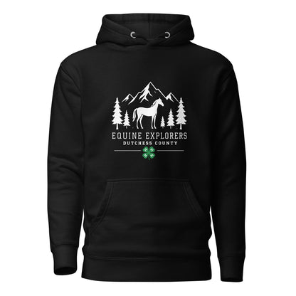 Performance | Hoodie | Equine Explorers | Dutchess Crest Trailblazers Logo