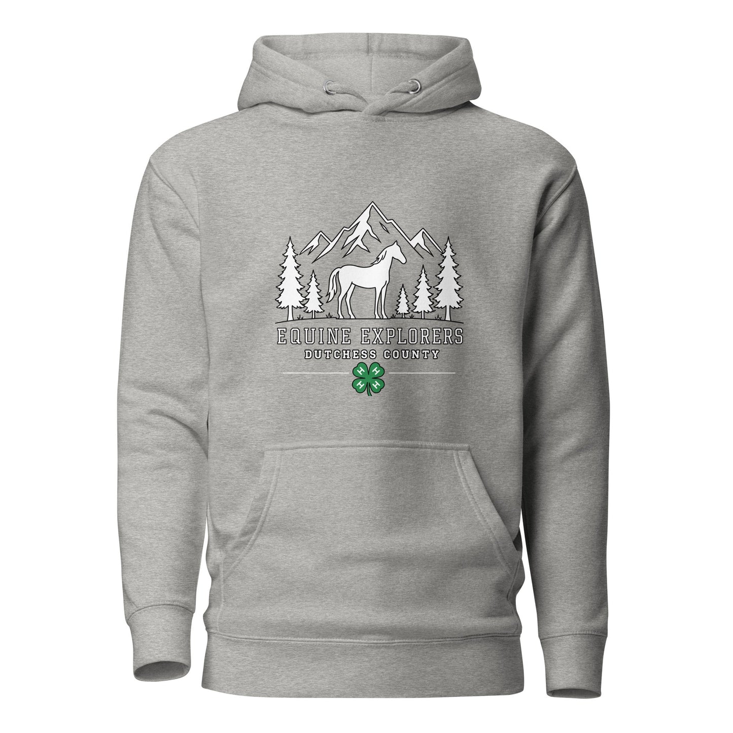 Performance | Hoodie | Equine Explorers | Dutchess Crest Trailblazers Logo