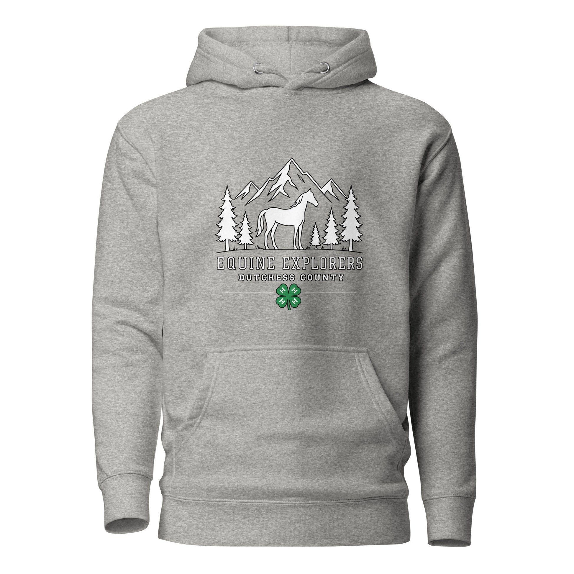 Performance | Hoodie | Equine Explorers | Dutchess Crest Trailblazers Logo