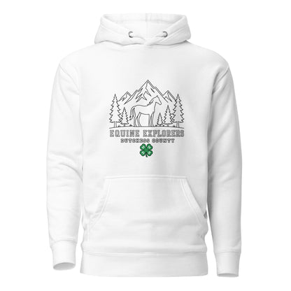 Performance | Hoodie | Equine Explorers | Dutchess Crest Trailblazers Logo