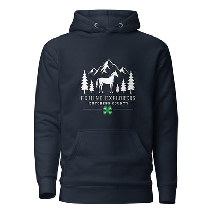 Performance | Hoodie | Equine Explorers | Dutchess Crest Trailblazers Logo