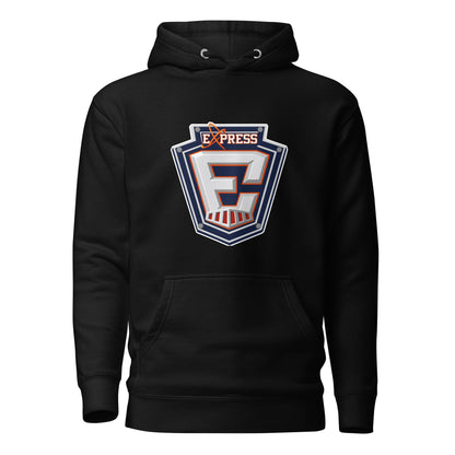 Performance | Hoodie | Erie Express Football | E Badge Logo