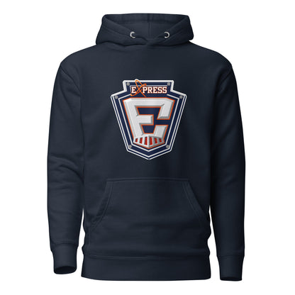 Performance | Hoodie | Erie Express Football | E Badge Logo