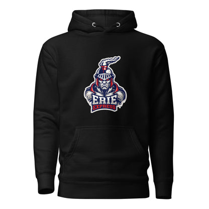 Performance | Hoodie | Erie Express Football | Mascot Logo