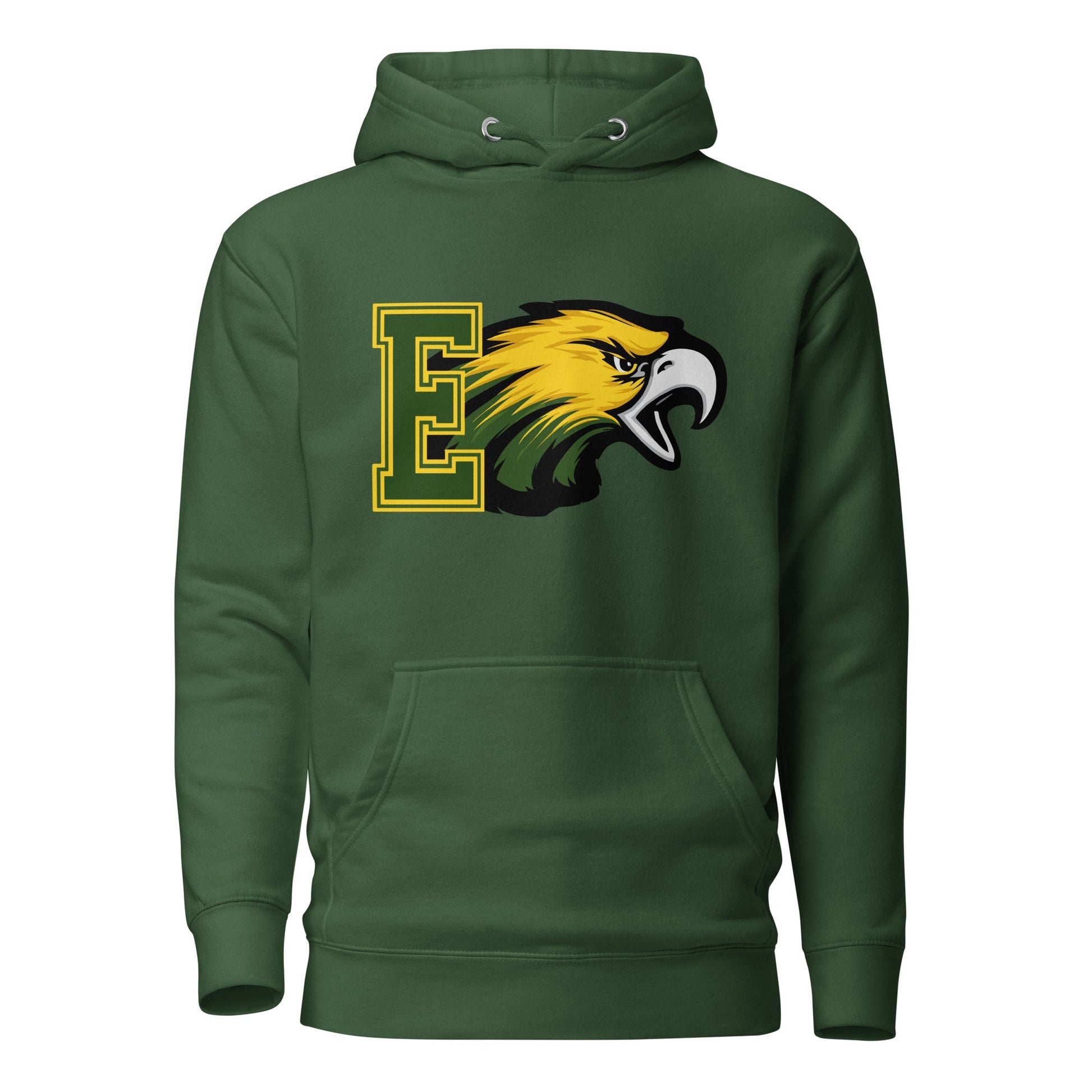 Performance | Hoodie | Evergreen Junior High | Mascot Logo
