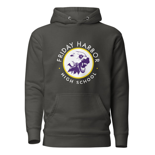 Performance | Hoodie | Friday Harbor Girls Basketball | Alt Logo