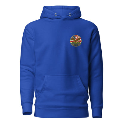 Performance | Hoodie | Georgia State Society Children of the American Revolution | Badge Logo