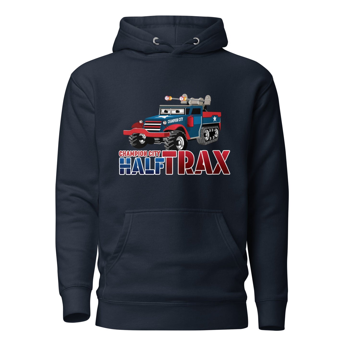 Performance | Hoodie | Half Trax Baseball | Mascot Logo