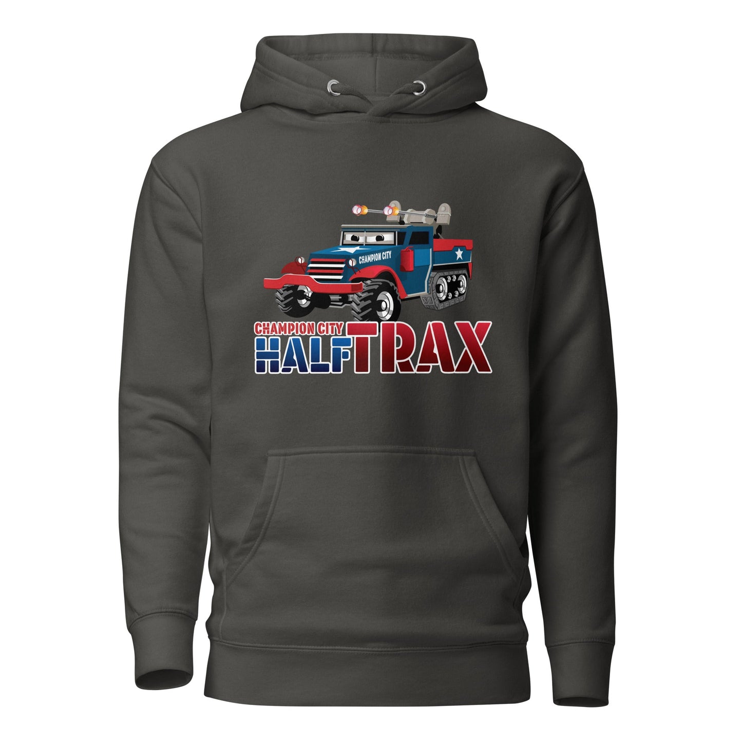 Performance | Hoodie | Half Trax Baseball | Mascot Logo