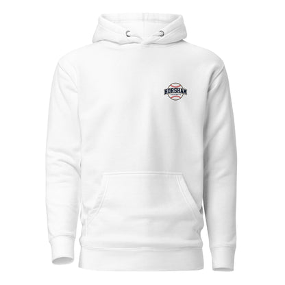 Performance | Hoodie | Horsham Travel Baseball | Home - Run Crest Logo