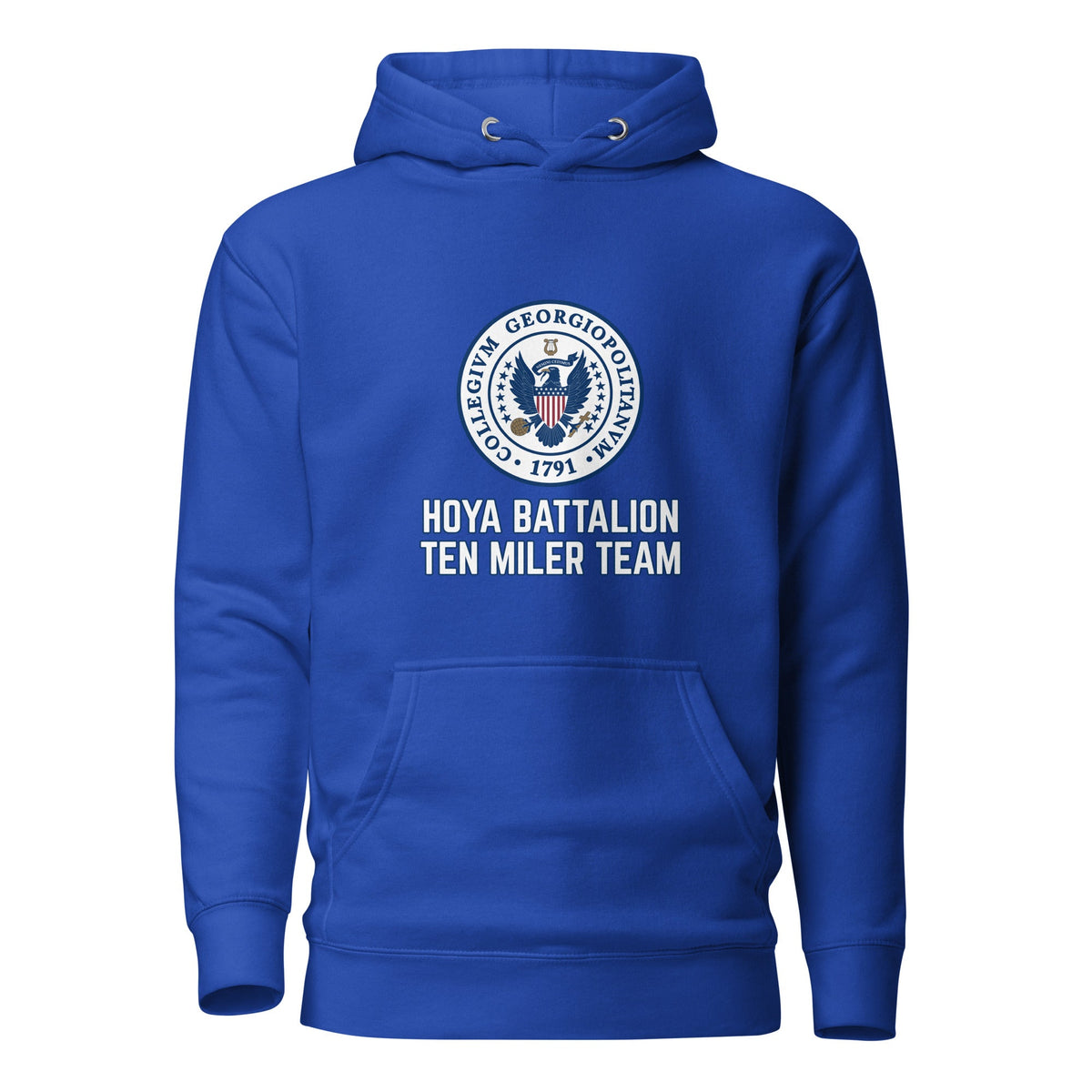 Performance | Hoodie | Hoya battalion Ten Miler | Badge Logo