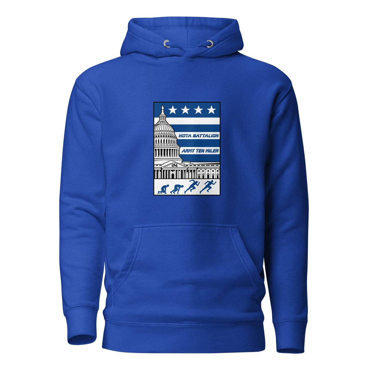 Performance | Hoodie | Hoya battalion Ten Miler | Emblem Logo