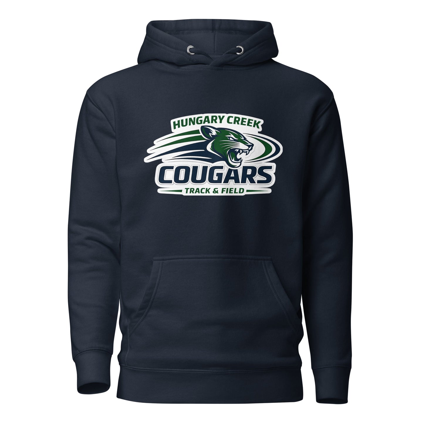 Performance | Hoodie | Hungary Creek Cougar | Modern Icon Logo