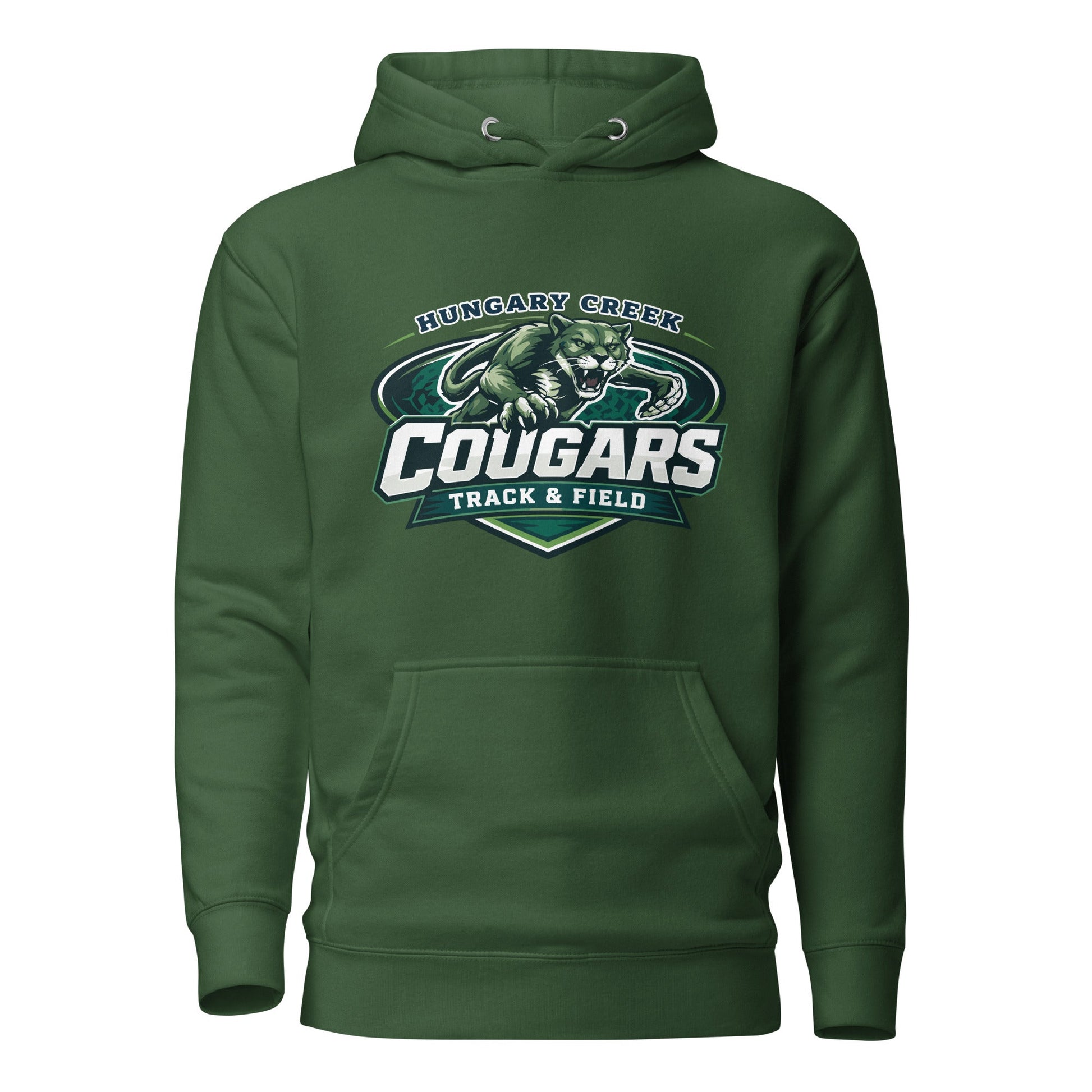 Performance | Hoodie | Hungary Creek Cougar | Shield Logo