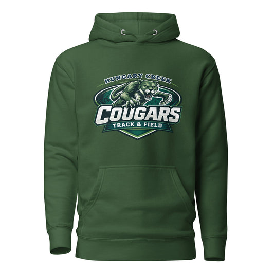 Performance | Hoodie | Hungary Creek Cougar | Shield Logo