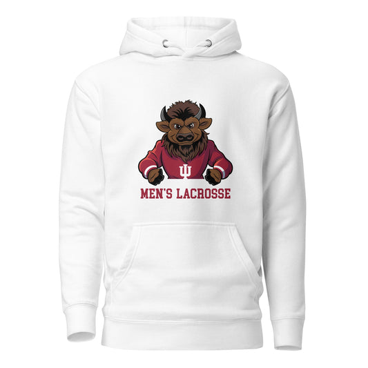 Performance | Hoodie | Indiana University Lacrosse | Mascot Logo