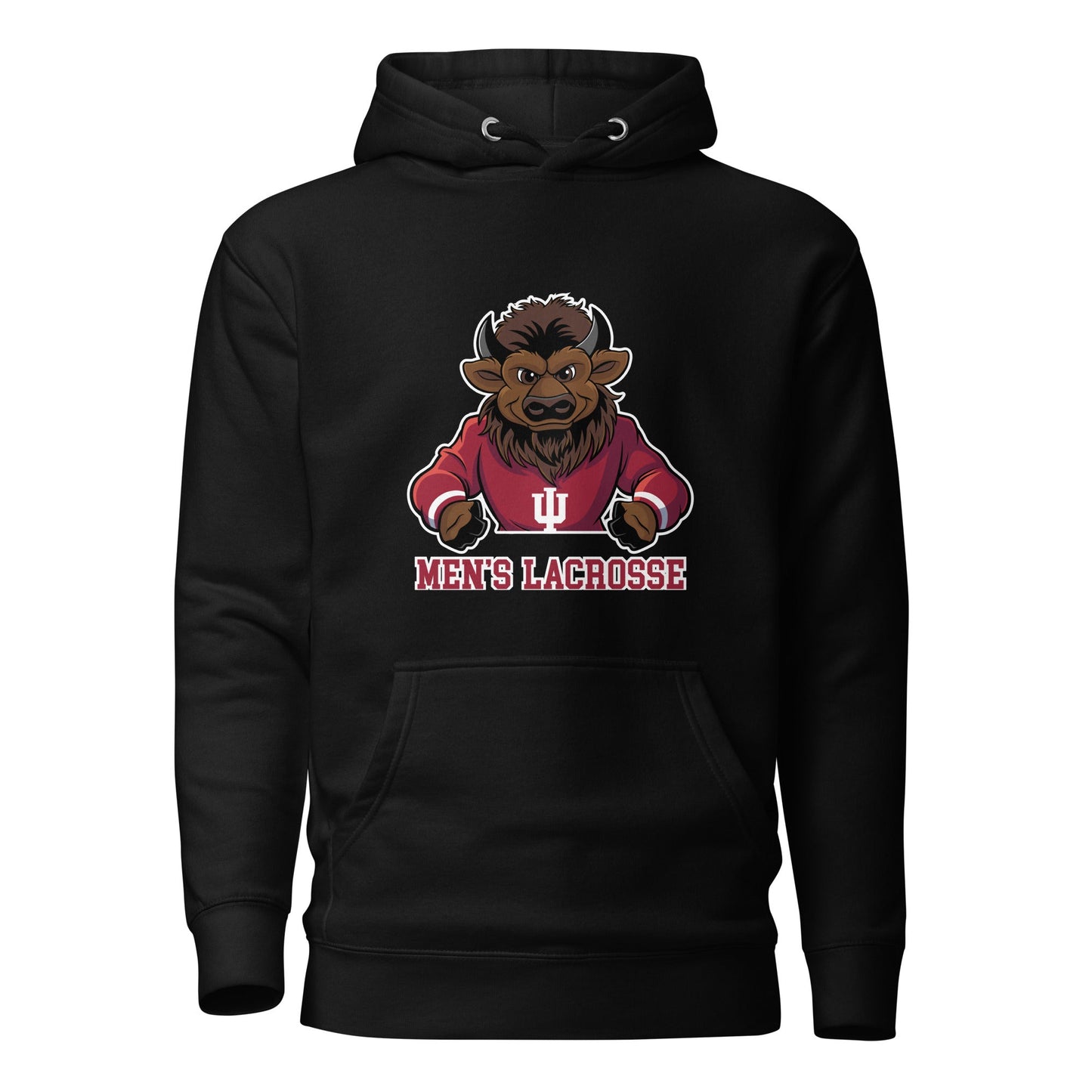 Performance | Hoodie | Indiana University Lacrosse | Mascot Logo
